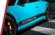 AUTHENTIC KARBEL CARBON SIDE SKIRTS for PORSCHE 911 991.2 GT3  Set includes:  Side Skirts