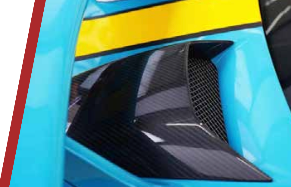 AUTHENTIC KARBEL CARBON REAR AIR INTAKE COVERS for PORSCHE 911 991.2 GT3  Set includes:  Rear Air Intake Covers