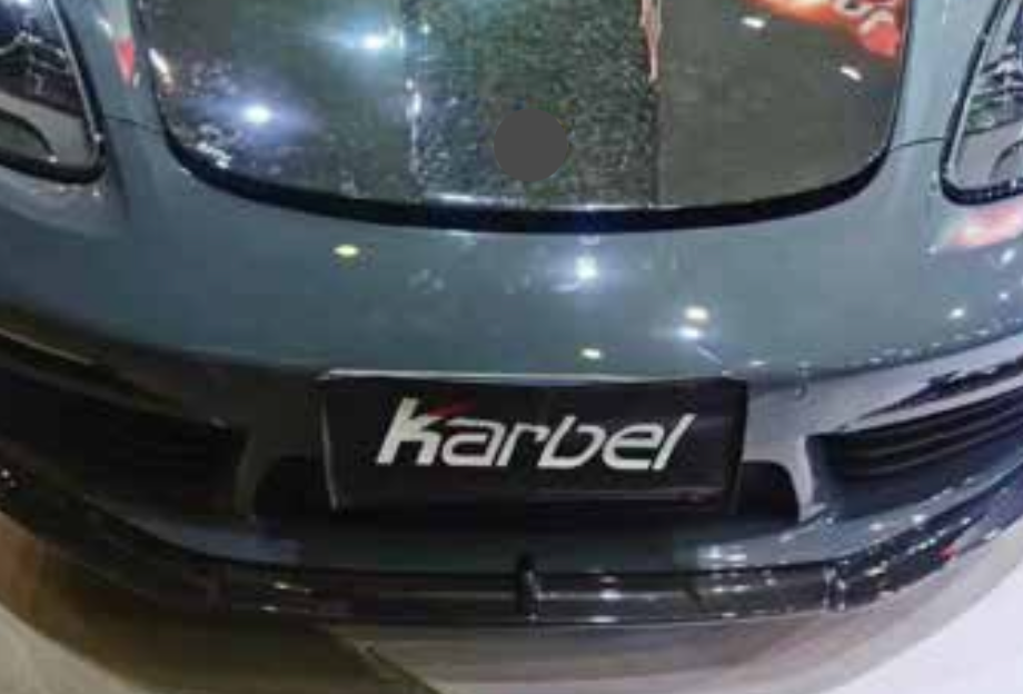 AUTHENTIC KARBEL CARBON FRONT LIP for PORSCHE 718 BOXSTER CAYMAN  Set includes:  Front Lip