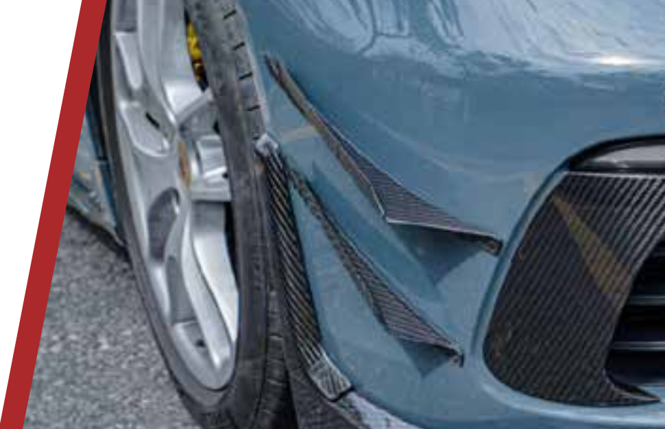 AUTHENTIC KARBEL CARBON CANARDS for PORSCHE 718 BOXSTER CAYMAN  Set includes:  Canards