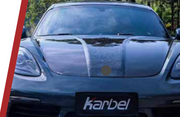 AUTHENTIC KARBEL CARBON HOOD for PORSCHE 718 BOXSTER CAYMAN  Set includes:  Hood
