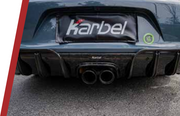 AUTHENTIC KARBEL CARBON REAR DIFFUSER for PORSCHE 718 BOXSTER CAYMAN  Set includes:  Rear Diffuser