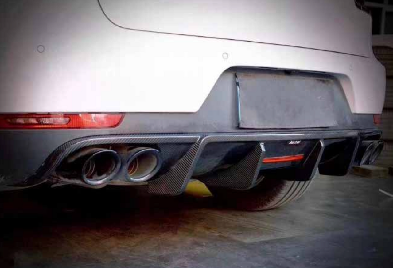 AUTHENTIC KARBEL CARBON REAR DIFFUSER for PORSCHE MACAN 95B  Set includes:  Rear Diffuser