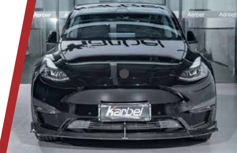AUTHENTIC KARBEL CARBON FRONT LIP for TESLA MODEL Y