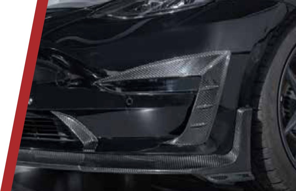 AUTHENTIC KARBEL CARBON AIR VENT COVERS for TESLA MODEL 3  Set includes:  Air Vents