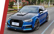 AUTHENTIC KARBEL CARBON HOOD V1 for AUDI A3 S3 RS3 2013 - 2020  Set includes:  Hood