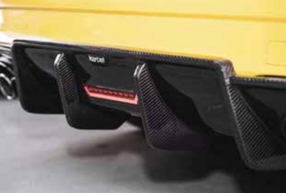 AUTHENTIC KARBEL CARBON REAR DIFFUSER V1 for AUDI A3 S3 8V SEDAN 2017 - 2019  Set includes:  Rear Diffuser