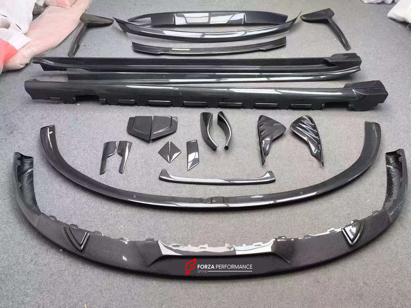 TECHART CARBON FIBER BODY KIT for PORSCHE TAYCAN J1 2019 - 2023