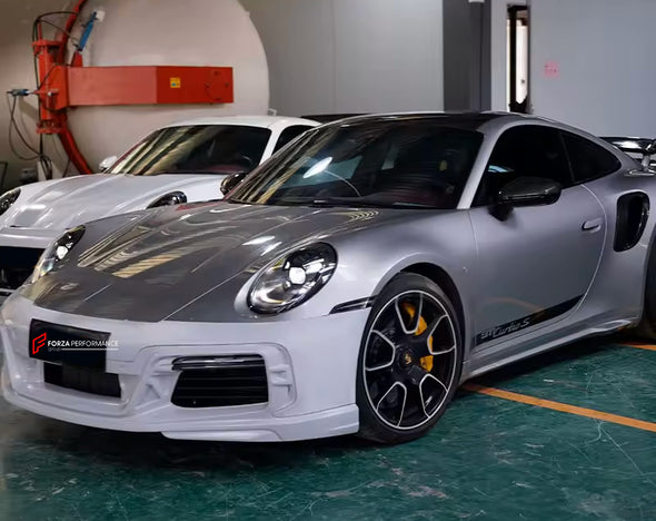 TECHART GTStreet R FULL CARBON BODY KIT FOR PORSCHE 911 (992) 2018+  Set include:   TECHART GTStreet R Front Apron TECHART GTStreet R Front Lip / Spoiler TECHART GTStreet R Front Hood / Bonnet TECHART GTStreet R Side Fenders with Air Outlet TECHART GTStreet R Mirrors TECHART GTStreet R Side Skirts TECHART GTStreet R Side Air intakes TECHART GTStreet R Rear Apron  TECHART GTStreet R Rear Diffuser  TECHART GTStreet R Engine Hood / Bonnet TECHART GTStreet R Roof Spoiler TECHART GTStreet R Rear Spoiler / Wing