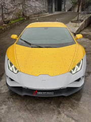 TECNICA STYLE FRONT BUMPER for LAMBORGHINI HURACAN LP580 LP610 EVO 2014 - 2023  Set includes:  Front Bumper