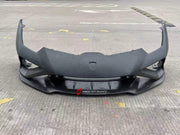 TECNICA STYLE FRONT BUMPER for LAMBORGHINI HURACAN LP580 LP610 EVO 2014 - 2023  Set includes:  Front Bumper
