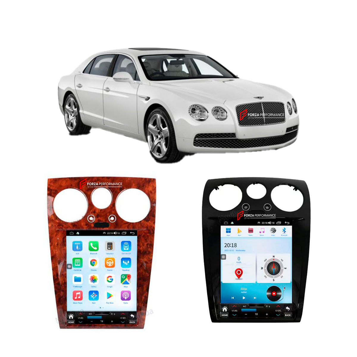 TESLA STYLE VERTICAL SCREEN MONITOR for BENTLEY CONTINENTAL FLYING SPUR 2013 - 2019

Set includes:

Central Control Display Screen


NOTE: Professional installation is required.