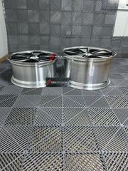 FORGED WHEELS RIMS FOR FERRARI 296 GT MODIFICATA 2026 Forza Performance custom fit buy OEM Koenigsegg CCGT1 Silver 5-Spoke style design wheels