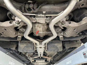 VALVED EXHAUST CATBACK MUFFLER for LAND ROVER RANGE ROVER SPORT L494 LCI 3.0T 2020+  Set includes:  Center Pipes Mufflers with valves Exhaust tips Valve control box with remote control (you may also reuse your factory exhaust valve motors)