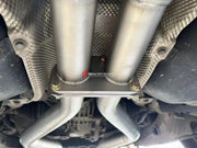 VALVED EXHAUST CATBACK MUFFLER for LAND ROVER RANGE ROVER SPORT L494 LCI 3.0T 2020+  Set includes:  Center Pipes Mufflers with valves Exhaust tips Valve control box with remote control (you may also reuse your factory exhaust valve motors)