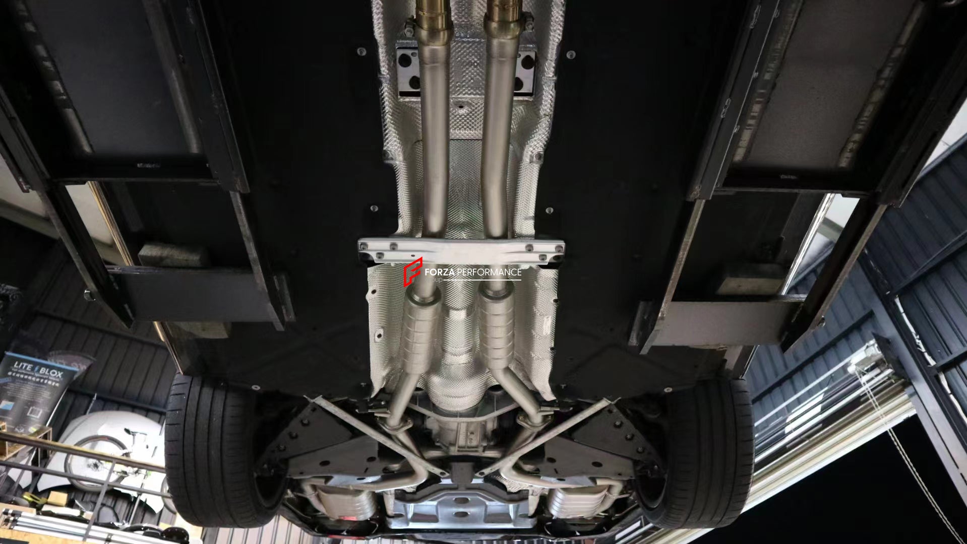 VALVED EXHAUST CATBACK MUFFLER for MERCEDES-BENZ S-CLASS W222 S450 3.0T 2014+  Valved exhaust, meaning that has remote, controlled valves - allowing a switch between an aggressive loud sports sound and a sound that is closer to the OEM sound.  Set includes:  Center Pipes Mufflers with valves Valve control box with remote control (you may also reuse your factory exhaust valve motors) Factory exhaust tips must be reused.