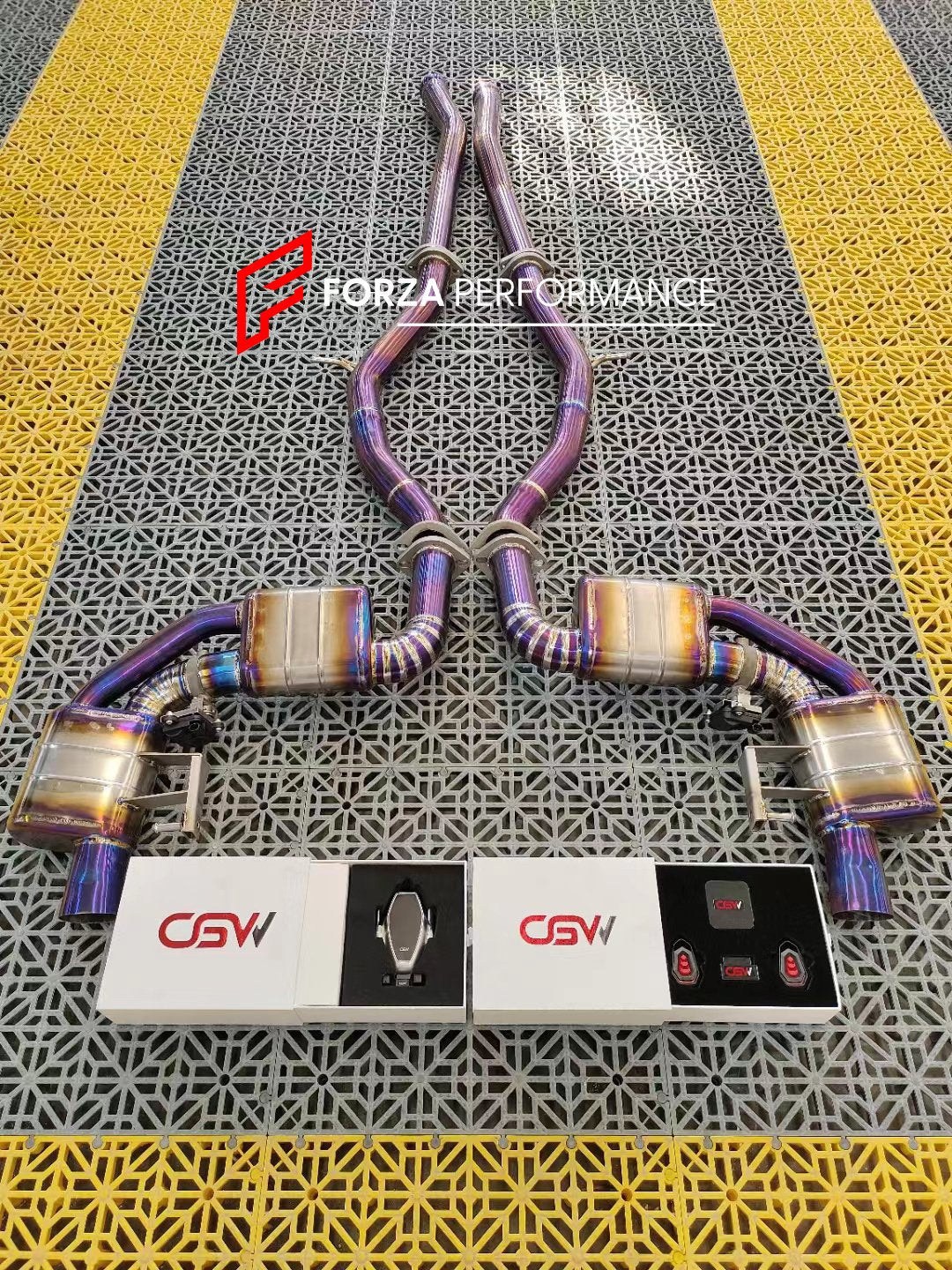 VALVED EXHAUST CATBACK MUFFLER for Mercedes-Benz S-Class S63 AMG C217 5.5T Coupe