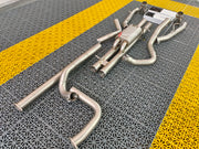 VALVED EXHAUST CATBACK SYSTEM FOR RAM TRX 2021+ 6.2L Material: Stainless Steel Production time: 12 days Note: Professional installation is required.