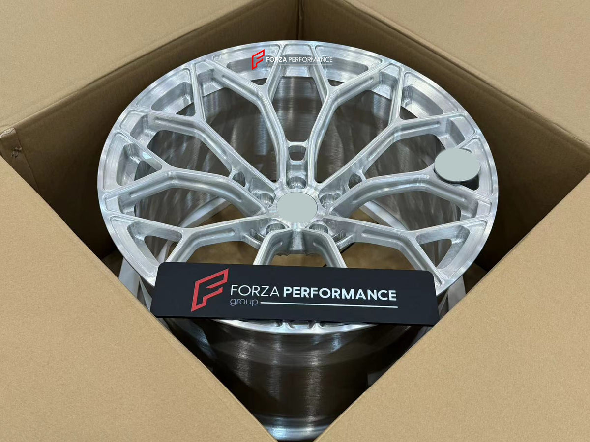 FORGED WHEELS RIMS FOR MCLAREN P47 SUV 2028+ Forza Performance custom fit buy Silver Multi-Spoke style design wheels