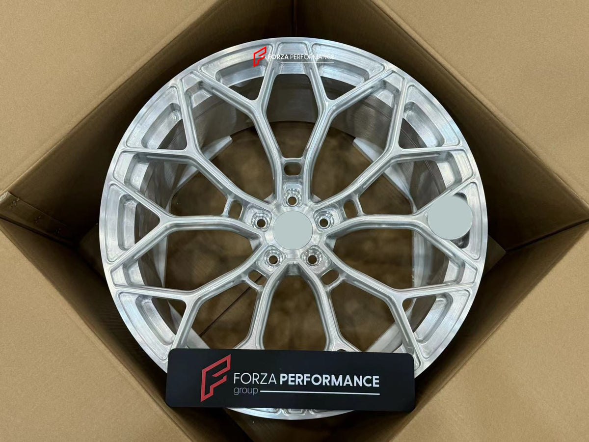 FORGED WHEELS RIMS FOR MCLAREN P47 SUV 2028+ Forza Performance custom fit buy Silver Multi-Spoke style design wheels