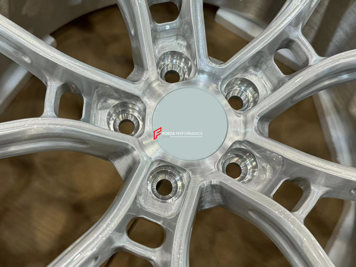 FORGED WHEELS RIMS FOR MCLAREN P47 SUV 2028+ Forza Performance custom fit buy Silver Multi-Spoke style design wheels