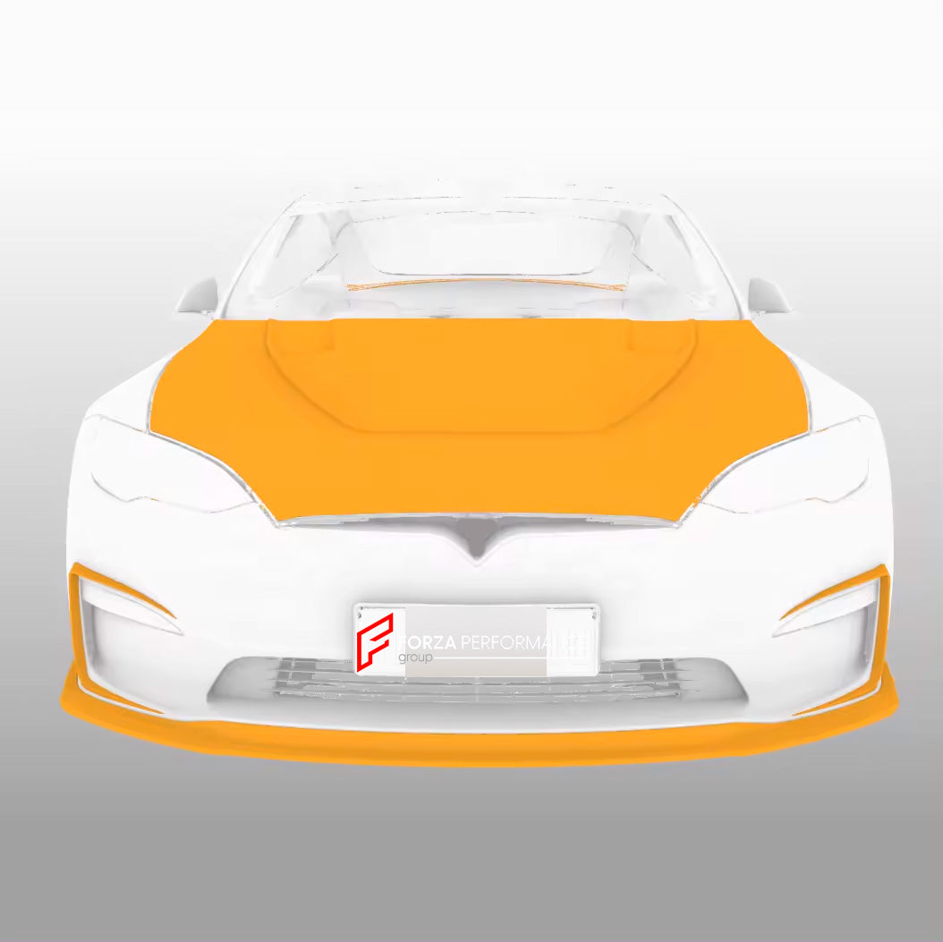 Module S Body Kit VORSTEINER STYLE CARBON FIBER BODY KIT for TESLA MODEL S REFRESH 2021 ...