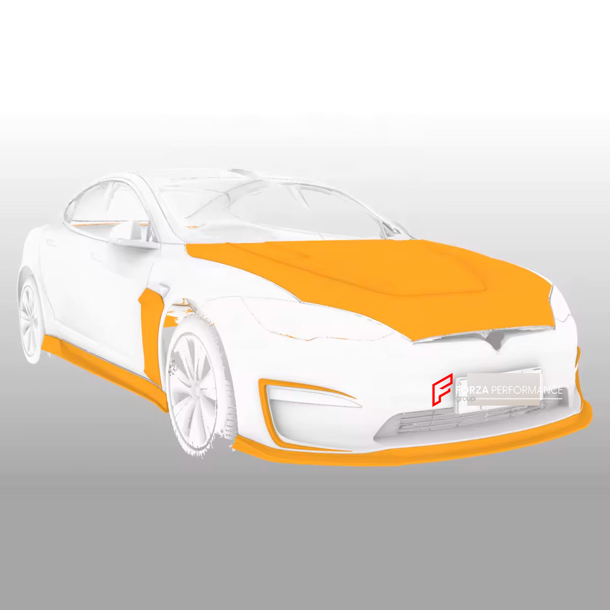 Module S Body Kit VORSTEINER STYLE CARBON FIBER BODY KIT for TESLA MODEL S REFRESH 2021 ...