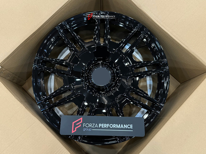 22 INCH FORGED WHEELS RIMS for ROLLS-ROYCE GHOST II RR21 RR22 2023 EXTENDED BLACK BADGE SERIES II