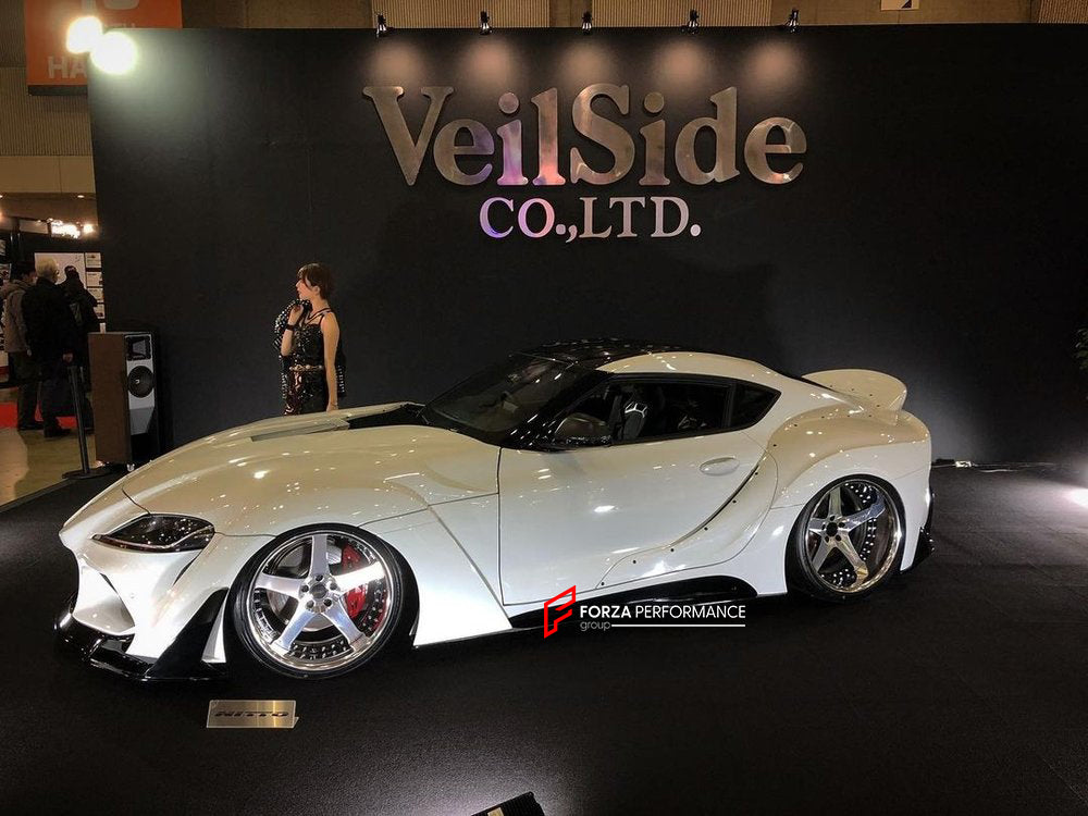 AUTHENTIC VEILSIDE VSF90R BODY KIT for TOYOTA SUPRA A90 2019+  Set includes:  Front Bumper Side Skirts Rear Bumper Hood Side Fenders Rear Spoiler Door Panels