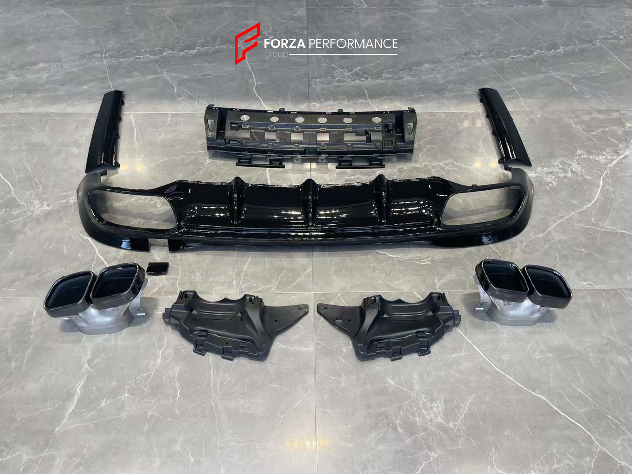 Rear Diffuser S63 AMG E Performance for S-Class W223 S450 S500 S580