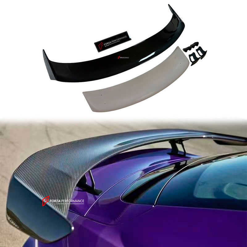 DRY CARBON REAR SPOILER for PORSCHE TAYCAN J1 TURBO 2020+
