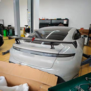 DRY CARBON REAR SPOILER for PORSCHE TAYCAN J1 TURBO 2020+ WEISSACH GT STYLE 

Set includes:

Rear Spoiler
Material: Dry Carbon

Note: Professional installation is required.