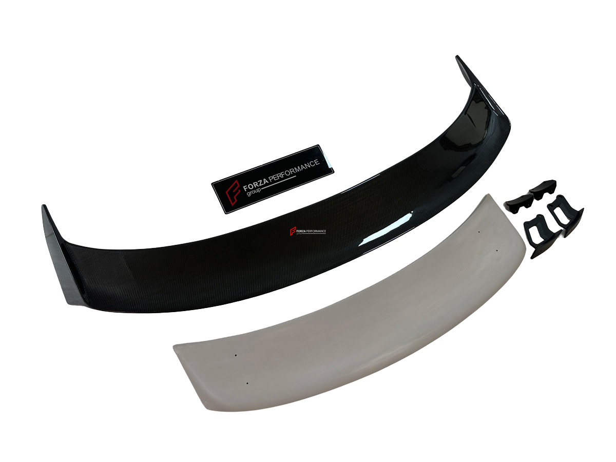 DRY CARBON REAR SPOILER for PORSCHE TAYCAN J1 TURBO 2020+ WEISSACH GT STYLE 

Set includes:

Rear Spoiler
Material: Dry Carbon

Note: Professional installation is required.