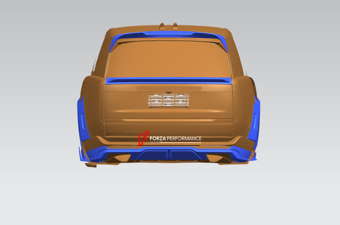 WIDE BODY KIT for LAND ROVER RANGE ROVER L460 2021+  Set includes: Side Fenders Side Skirts Side Air Vents Front Lip Front Grille Front Air Vent Covers Rear Spoiler Roof Spoiler Rear Diffuser