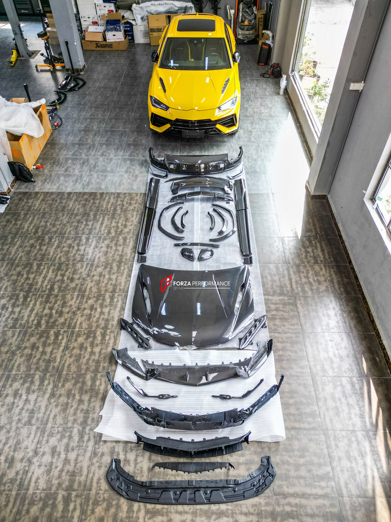 CONVERSION CARBON BODY KIT for LAMBORGHINI URUS 2018 to URUS S PERFORMANTE 2023+