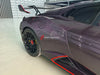 CONVERSION DRY CARBON BODY KIT for LAMBORGHINI HURACAN to HURACAN STO  Set includes: Front bumper Front hood Front hood trunk Side fenders Rear Bumper Rear Fenders Rear hood with Air intake Rear Spoiler Exhaust system Door panels (for an extra cost) Mirror cover (for an extra cost)