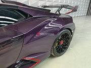 CONVERSION DRY CARBON BODY KIT for LAMBORGHINI HURACAN to HURACAN STO  Set includes: Front bumper Front hood Front hood trunk Side fenders Rear Bumper Rear Fenders Rear hood with Air intake Rear Spoiler Exhaust system Door panels (for an extra cost) Mirror cover (for an extra cost)