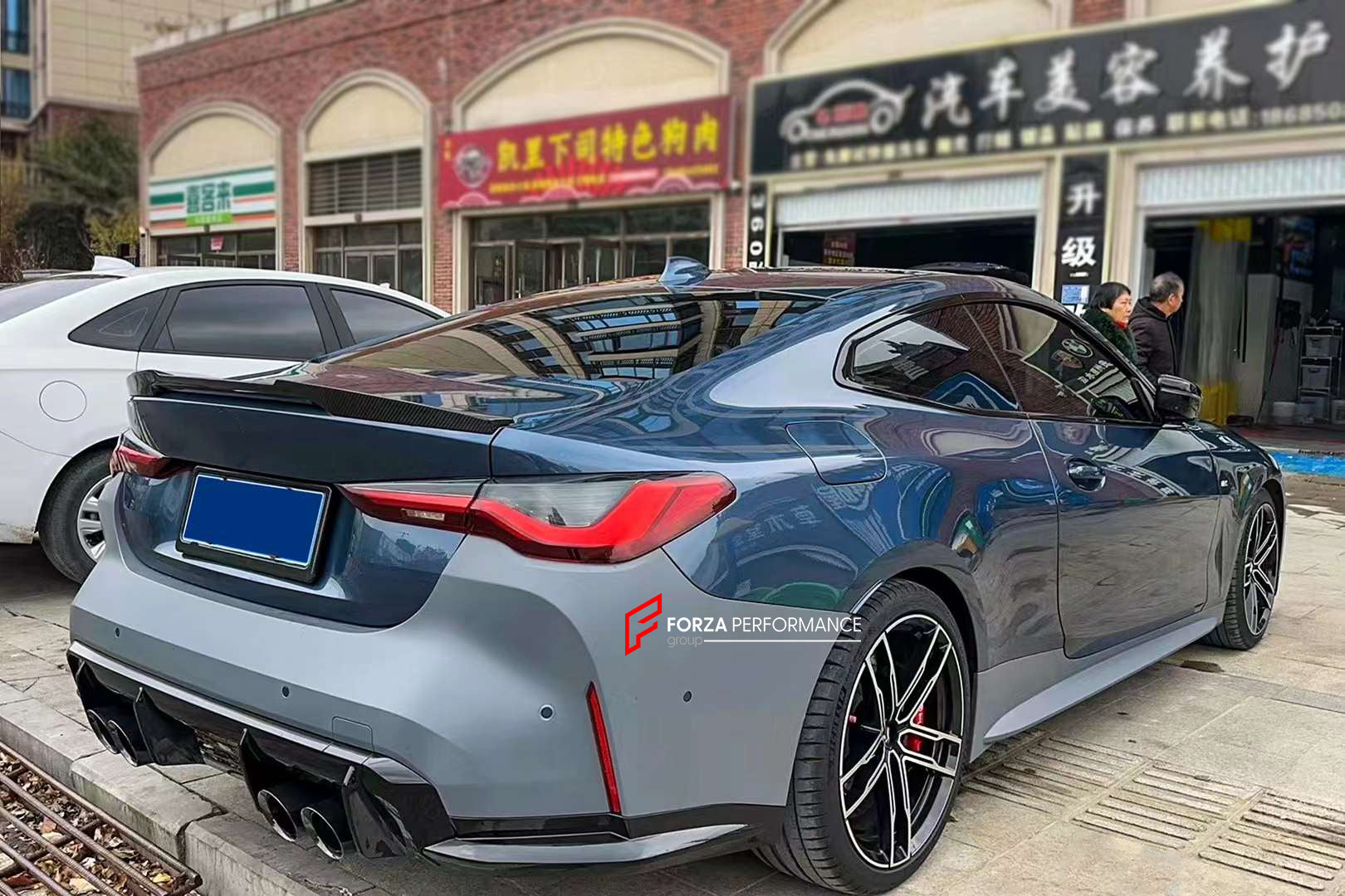 CONVERSION BODY KIT for BMW 4 SERIES G20 G22 G26 G23 to M4 G82 2020+  Set includes:  Front Bumper Assembly Front Grille Side Skirts Hood/Bonnet Rear Diffuser Rear Bumper Assembly