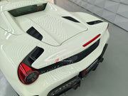 Conversion Body Kit Ferrari 488 Pista for Ferrari 488 2015+  Set includes:  Front bumper Carbon front lip Carbon hood/bonnet Carbon side skirts add-ons Rear bumper Carbon rear diffuser Rear decklid spoiler