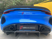 DRY CARBON BODY KIT for LOTUS EMIRA  Set includes:  Front Lip Side Skirts Rear Diffuser Rear Spoiler Front Air Vents Side Air Vents Rear Air Duct Side Mirrors