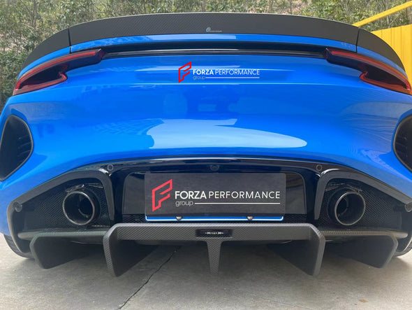DRY CARBON BODY KIT for LOTUS EMIRA  Set includes:  Front Lip Side Skirts Rear Diffuser Rear Spoiler Front Air Vents Side Air Vents Rear Air Duct Side Mirrors