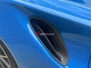 DRY CARBON BODY KIT for LOTUS EMIRA  Set includes:  Front Lip Side Skirts Rear Diffuser Rear Spoiler Front Air Vents Side Air Vents Rear Air Duct Side Mirrors