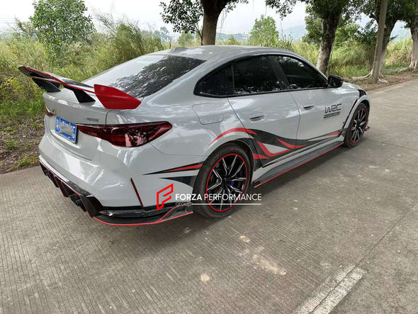 BODY KIT for BMW 4 SERIES G20 G22 G26 G23  Set includes:  Hood Fender Flares Front Bumper Front Grille Front Lip Side Skirts Rear Spoiler Rear Bumper Rear Diffuser