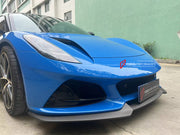 DRY CARBON BODY KIT for LOTUS EMIRA  Set includes:  Front Lip Side Skirts Rear Diffuser Rear Spoiler Front Air Vents Side Air Vents Rear Air Duct Side Mirrors