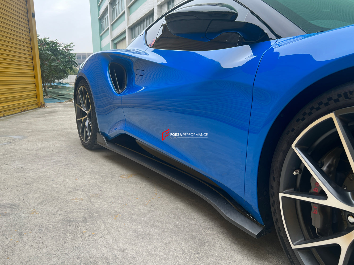 DRY CARBON BODY KIT for LOTUS EMIRA  Set includes:  Front Lip Side Skirts Rear Diffuser Rear Spoiler Front Air Vents Side Air Vents Rear Air Duct Side Mirrors