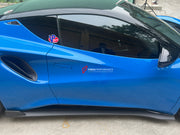 DRY CARBON BODY KIT for LOTUS EMIRA  Set includes:  Front Lip Side Skirts Rear Diffuser Rear Spoiler Front Air Vents Side Air Vents Rear Air Duct Side Mirrors