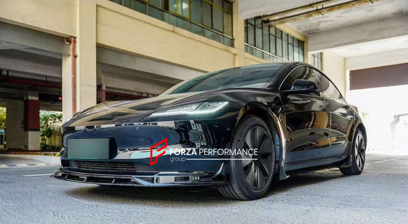 BODY AERO KIT for TESLA MODEL 3 2023+  Set includes:  Front Lip Side Skirts Rear Diffuser Rear Spoiler