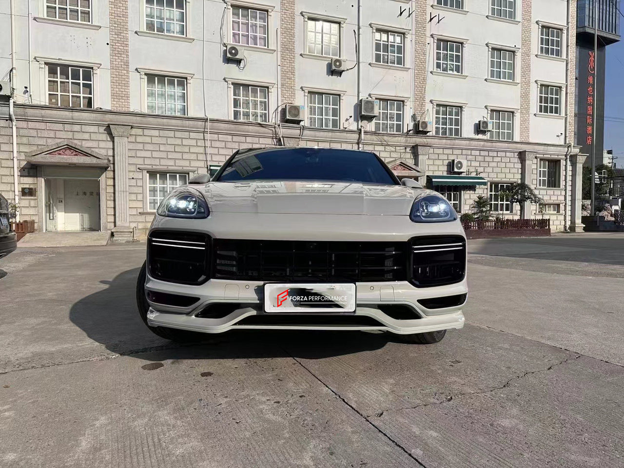 BODY KIT for PORSCHE CAYENNE COUPE 9YA 2018+  Set includes:  Front Bumper Assembly Front Lip Rear Bumper Rear Diffuser Wheels Arches Side Skirts