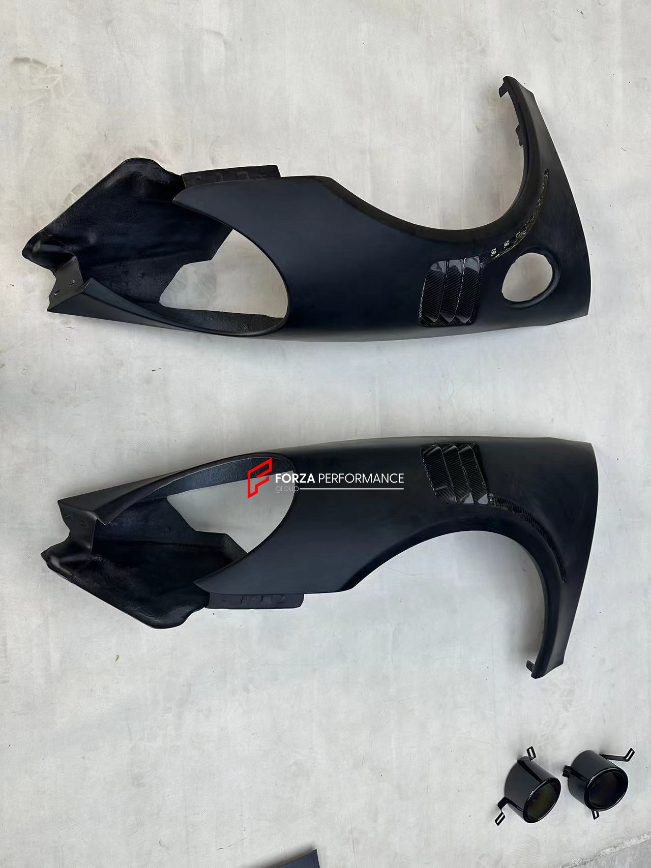 CONVERSION BODY KIT for PORSCHE 911 991.1 991.2 2012 - 2018 UPGRADE to GT2RS  Set includes:  Front Bumper Side Skirts Fender Flares Rear Bumper Front Lip Carbon Hood Carbon Trunk Exhaust Tips