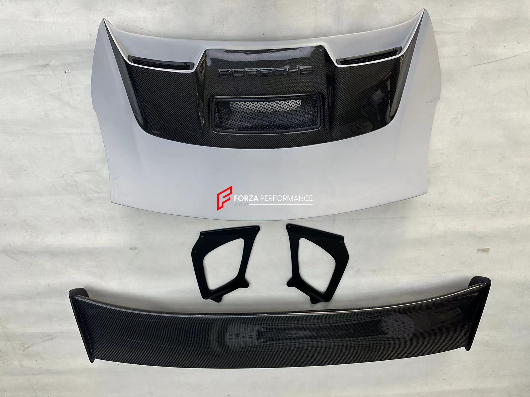 CONVERSION BODY KIT for PORSCHE 911 991.1 991.2 2012 - 2018 UPGRADE to GT2RS  Set includes:  Front Bumper Side Skirts Fender Flares Rear Bumper Front Lip Carbon Hood Carbon Trunk Exhaust Tips